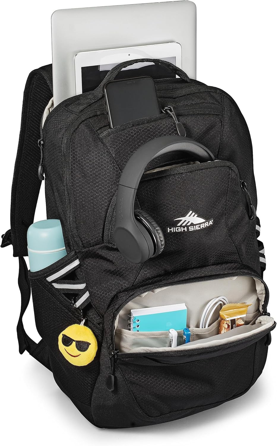 Swoop Backpack with Laptop Pocket + Tablet Sleeve, Fits Most 17” Laptops, 30L, B