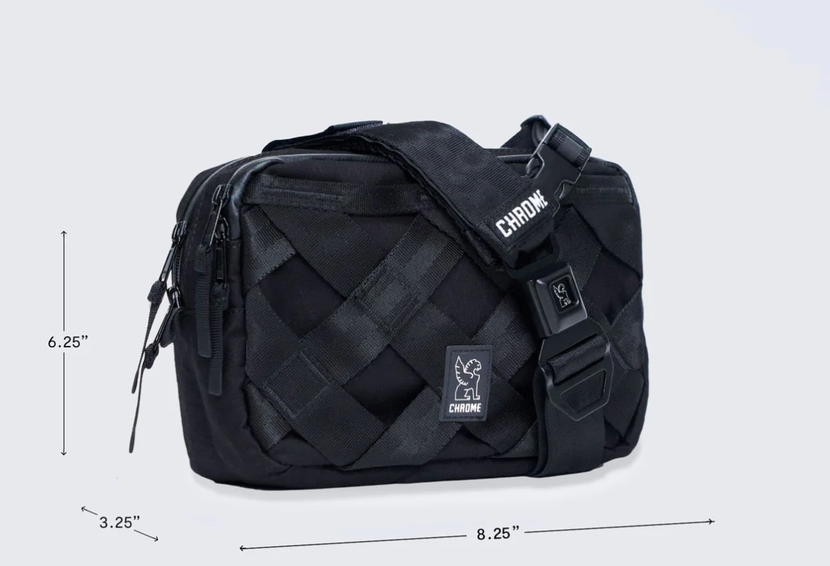 CHROME INDUSTRIES Barrage 5L Sling Crossbody Bag Small Black