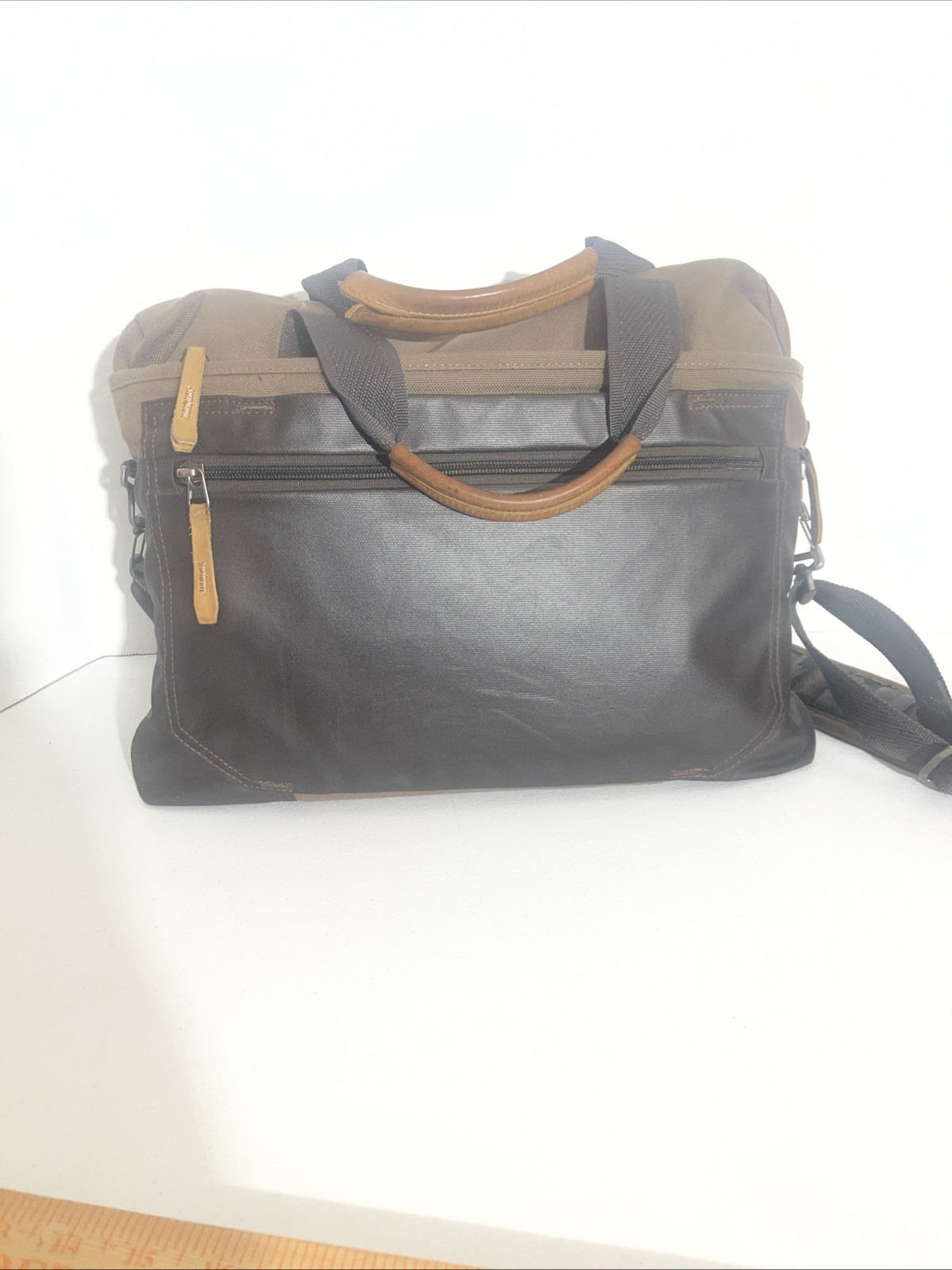Duluth Trading Company Fire Hose Canvas Bona Fide Briefcase Messenger Bag