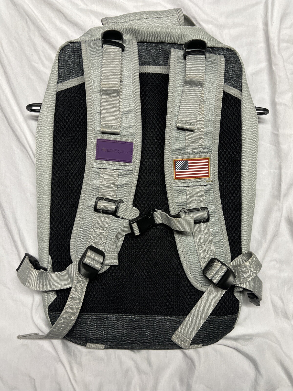 HEALTH EQUITY Computer Travel Laptop Zipper Bag 18” Backpack, Work/School