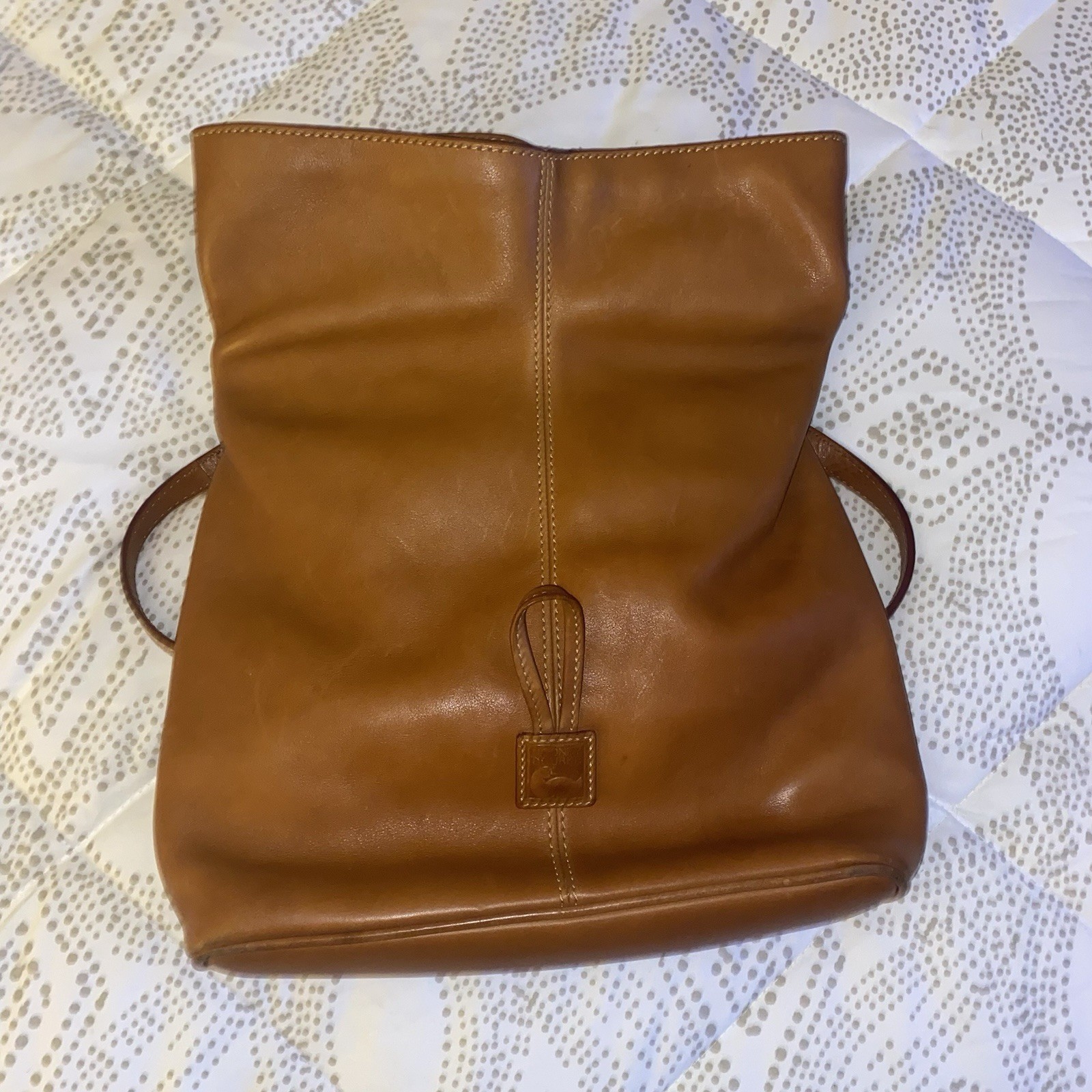 Dooney Bourke Florentine Leather Toggle Crossbody Bag Unisex