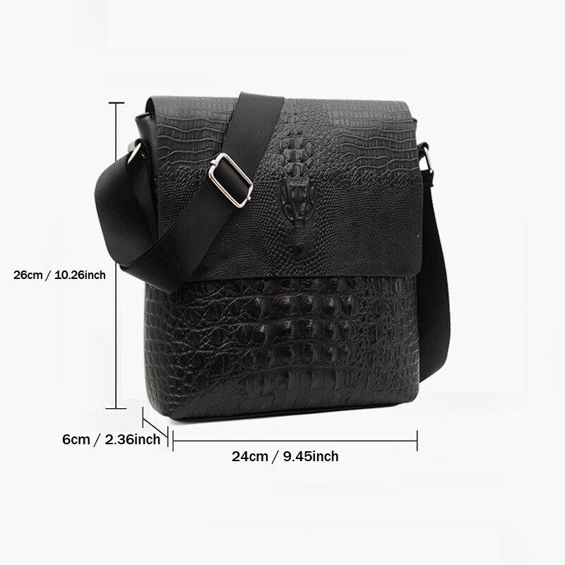 US Men’s Leather Messenger Bags Briefcase Shoulder Bag Crossbody Work Handbag