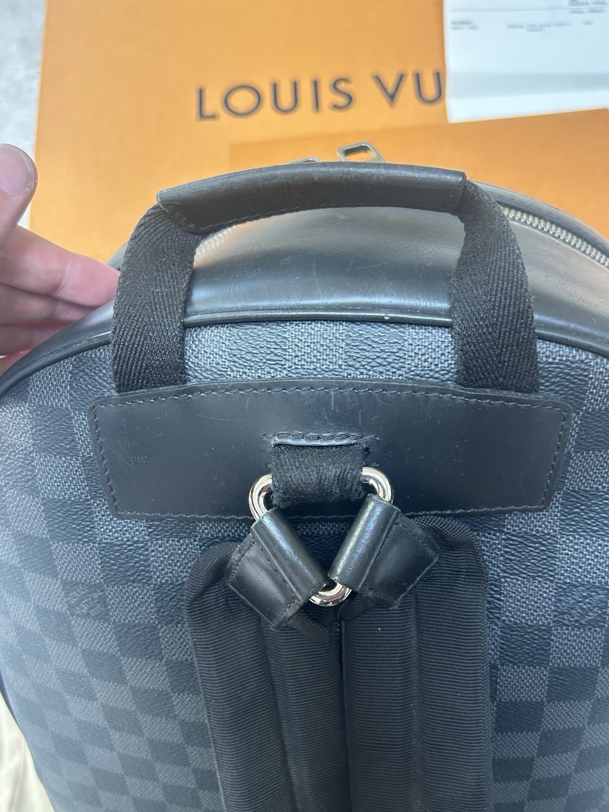 Louis Vuitton Men’s Backpack Graphite Josh w Box & Receipt