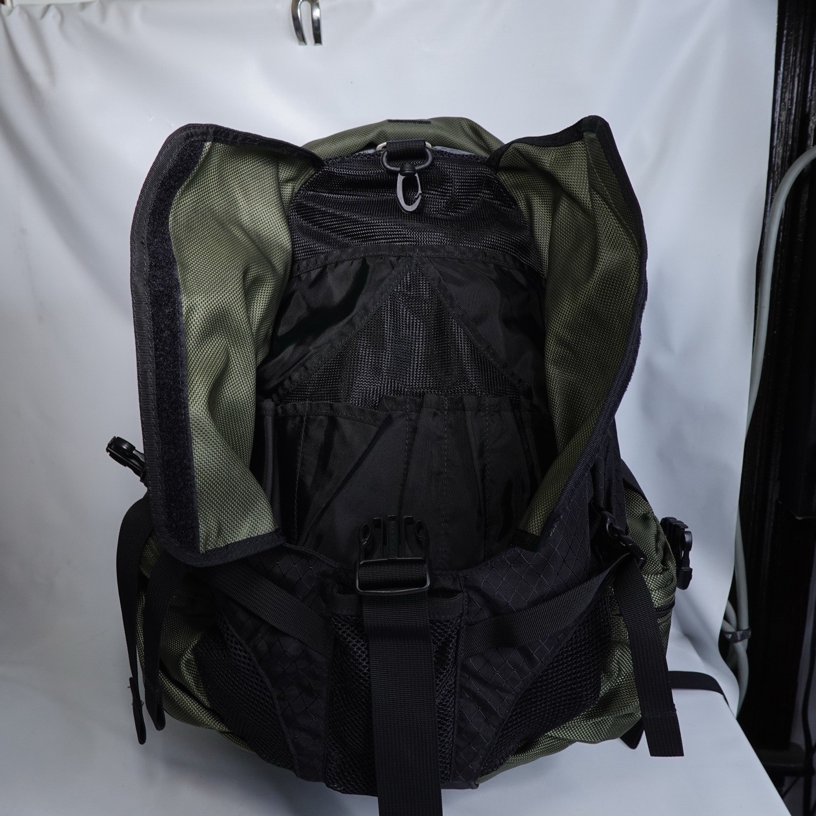 Vintage Y2K Oakley Icon Backpack Olive Green Black Tactical