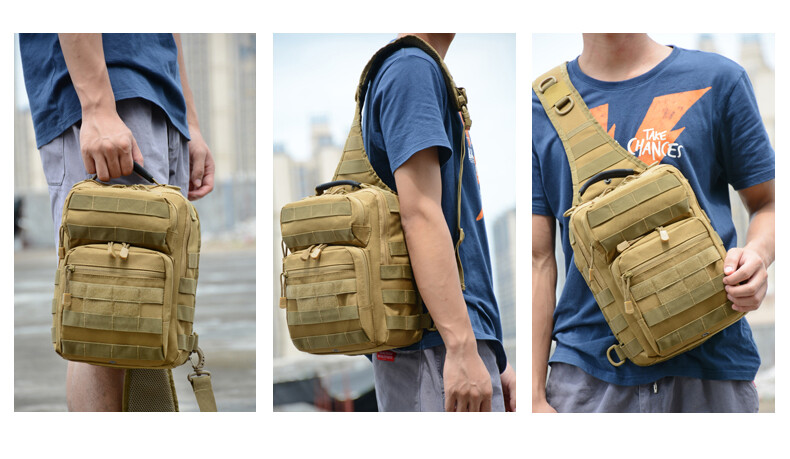 Tactical Molle Pack Military Rover Shoulder Backpack Assault Range Bag Sling Bag