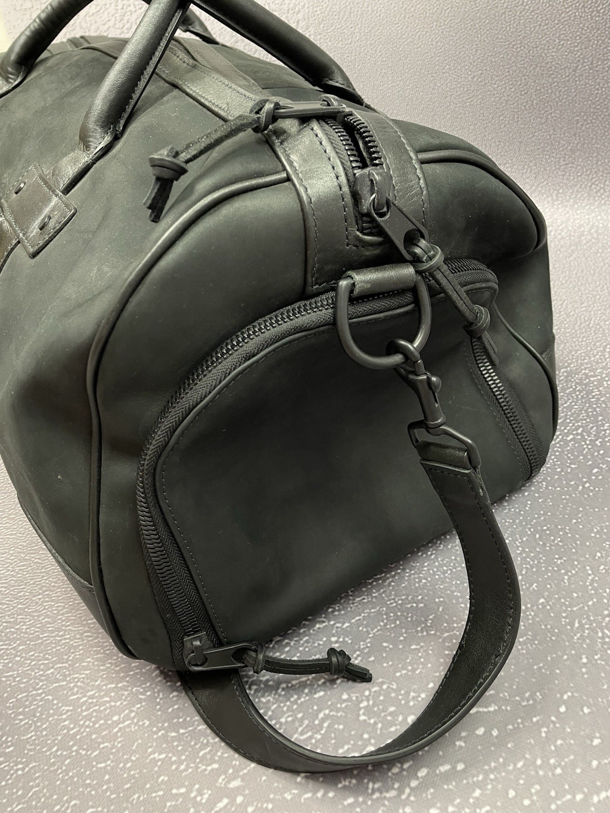 New Thursday Black Matte Weekender Bag Large