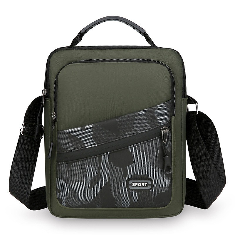 Men’s Navy Handbag Shoulder Bag Crossbody Casual Camouflage Style