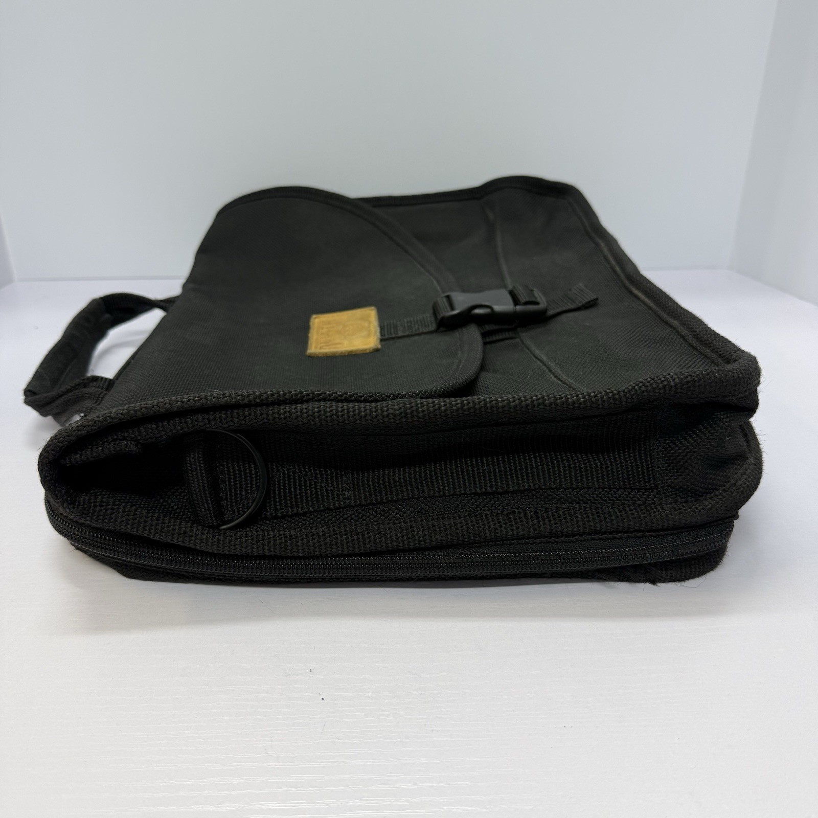 Duluth Trading Co Black Briefcase Laptop Bag Multi-Pocket Work Messenger Case