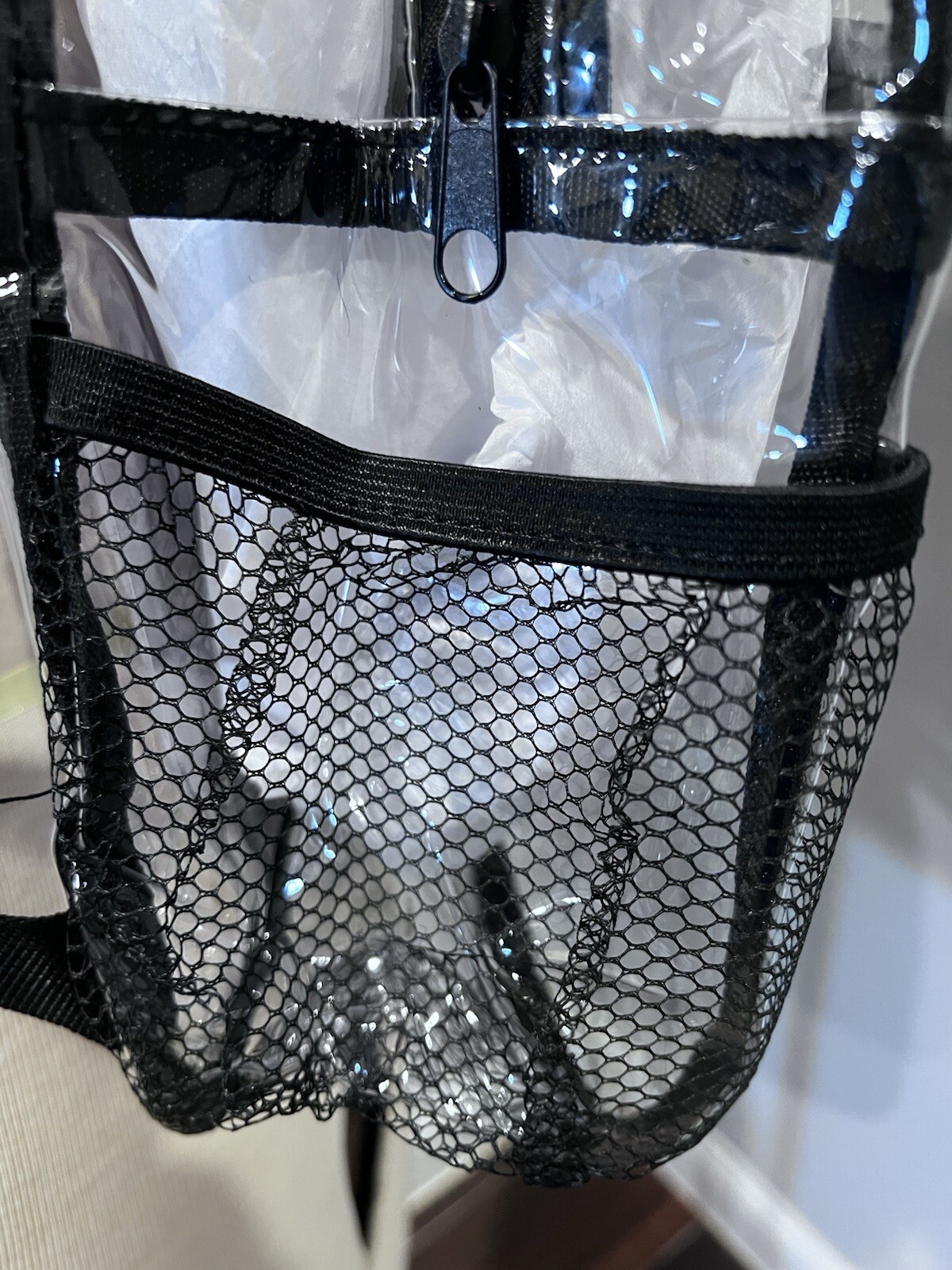 #3890. Arctic Star Clear Backpack. 15 X 11.8 X 5 w/Padded Adjustable Straps. NEW