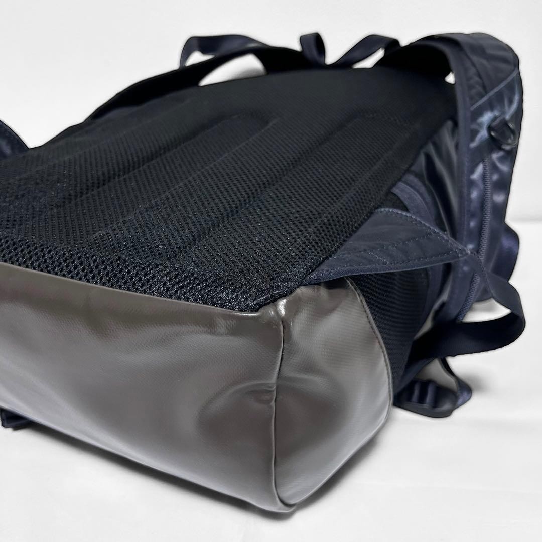 PORTER x SAC’S BAR Collab Backpack Made in Japan Navy Nylon Satin Condition EX