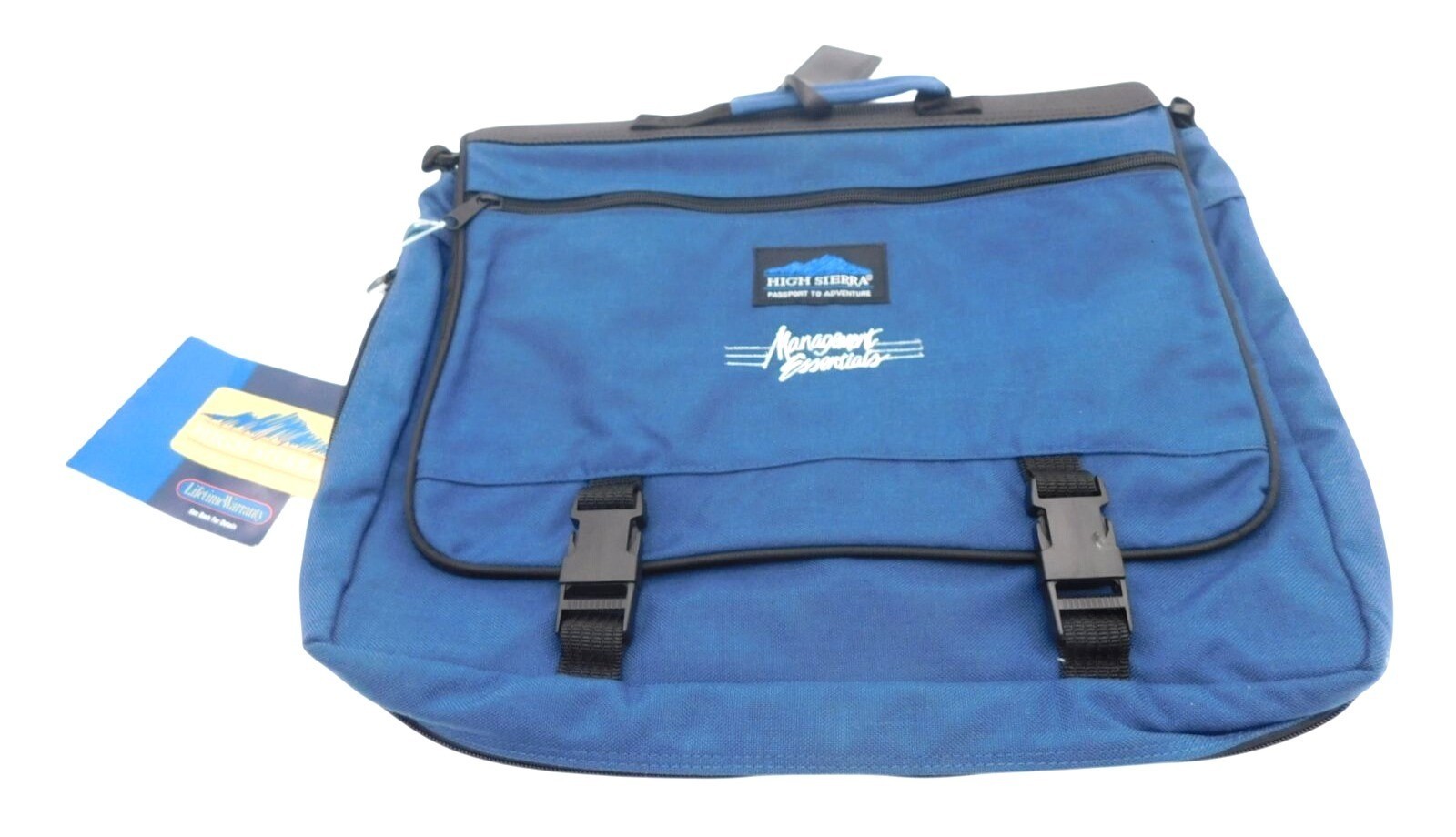 High Sierra Blue Management Essentials Messenger Bag Laptop Case Business w/ Tag