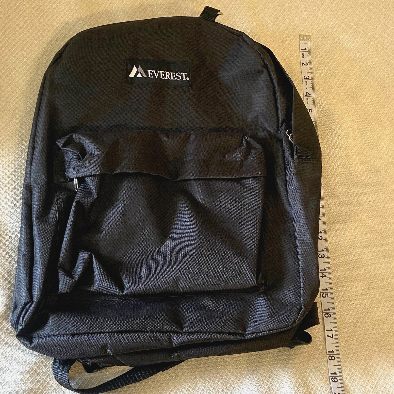 Black Everest Backpack Luggage Bag Travel School Sports 17 in x 13 in NWOT