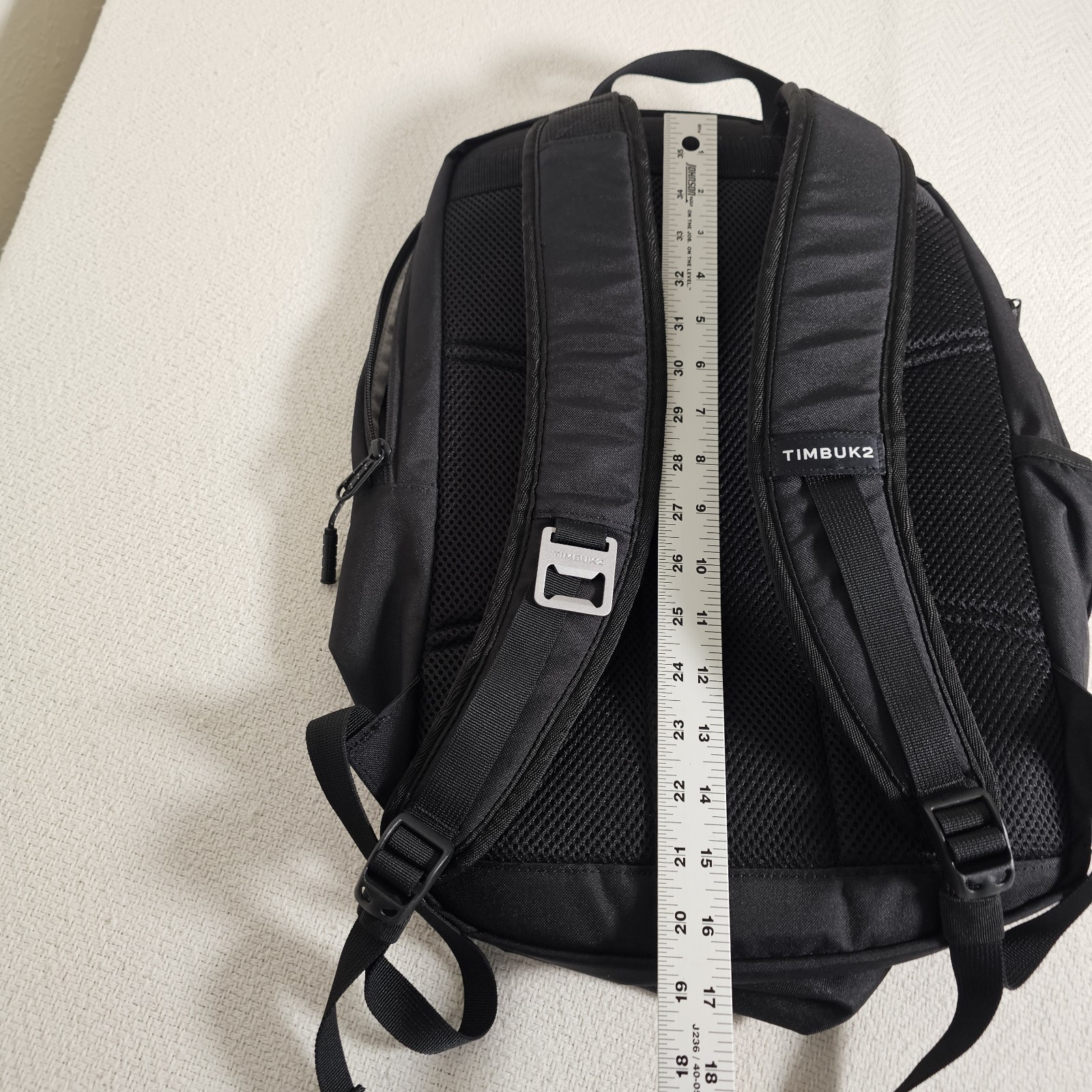 Timbuk2 Parkside Laptop Backpack Logo “Robert Half” Jet Black Travel Office Book