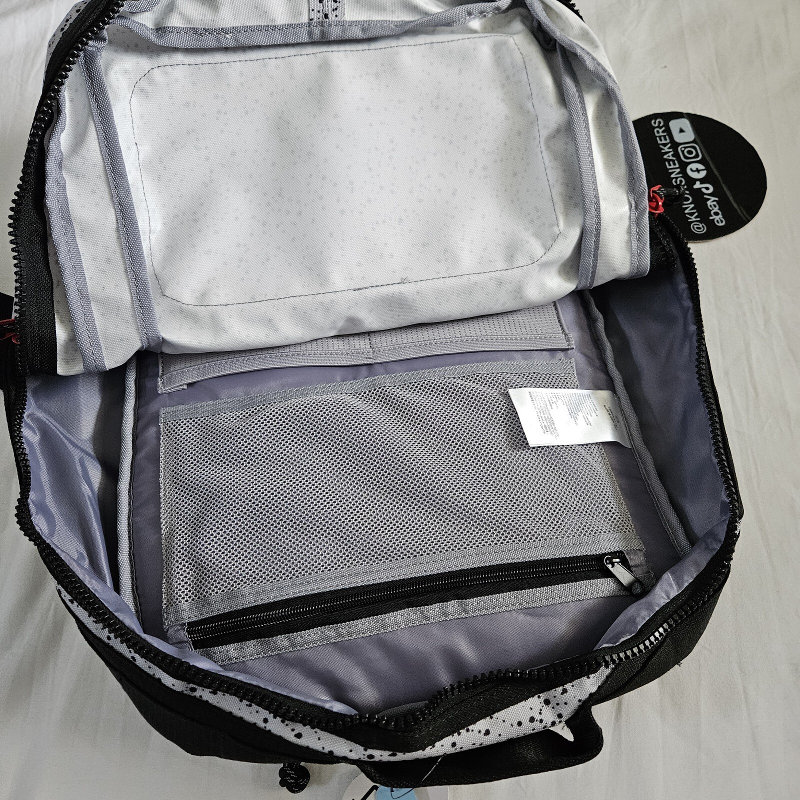 Nike Air Jordan 15″ Backpack MA0838-G0W Cement Gray Elephant Print
