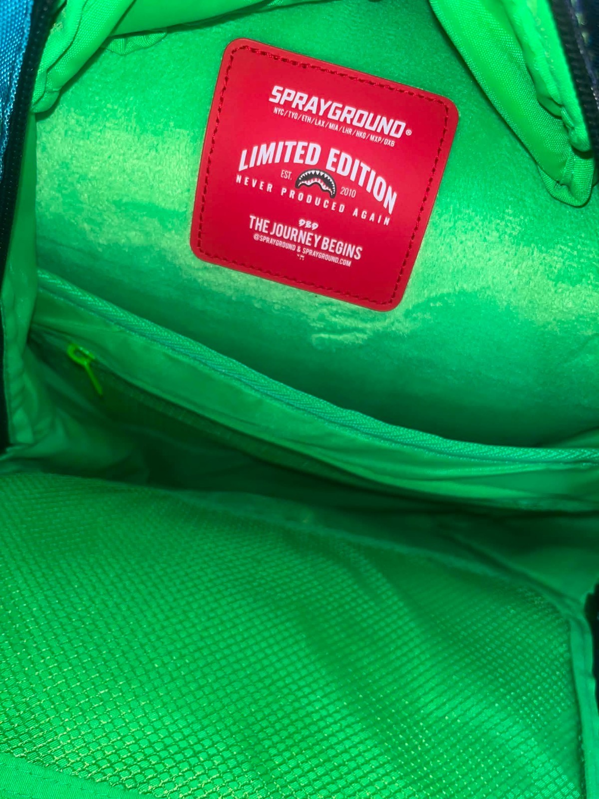 spray ground limited edition Rick and Morty Backpack