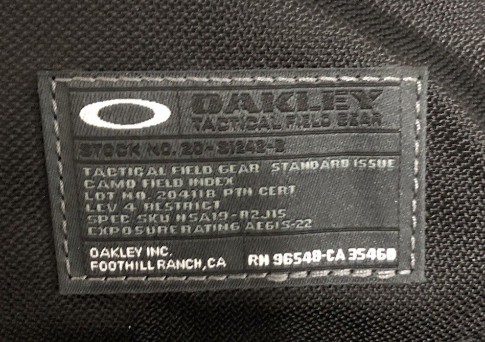 Oakley Tactical Gear Bag Camo Field Index Standard Issue Heavy Duty Military Uti