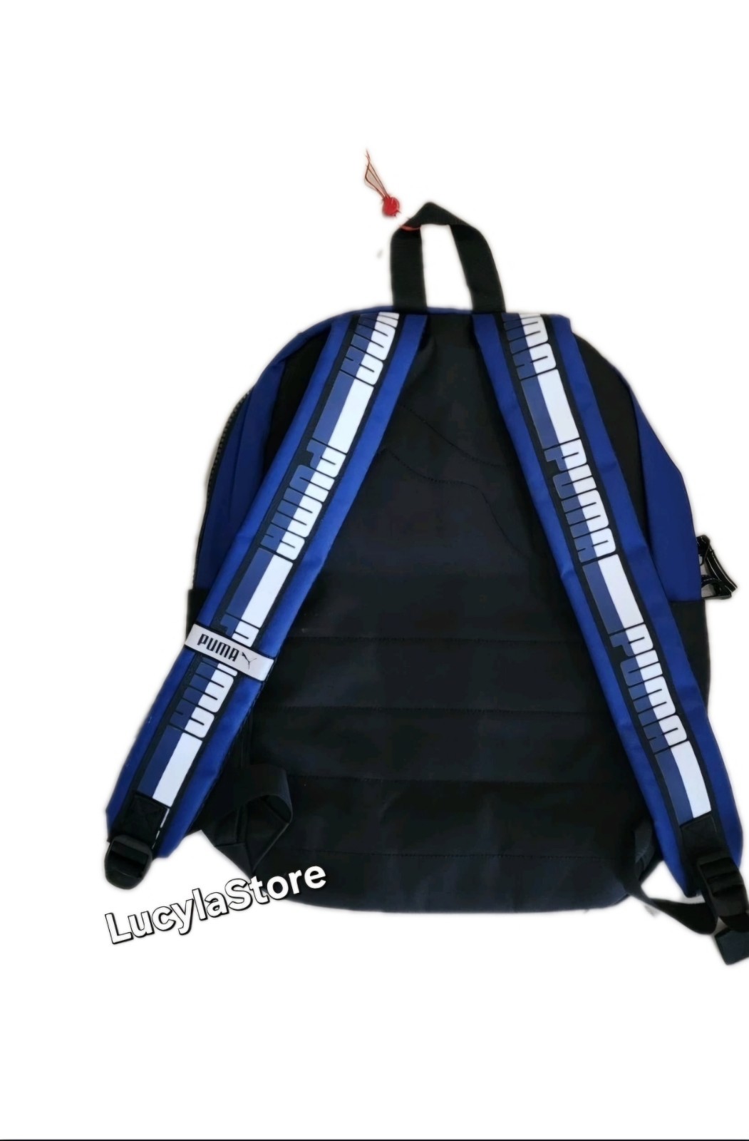 17.5 in Puma Speedway Laptop Backpack Padded Adjustable Shoulder Strap Blue