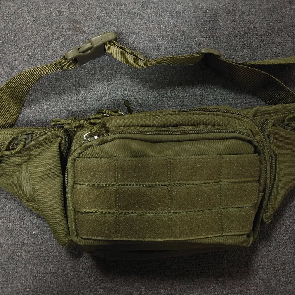 Tactical Pistol Pouch Waist Gun Pack Bag Fanny Packs Concealed Carry Gun Holster