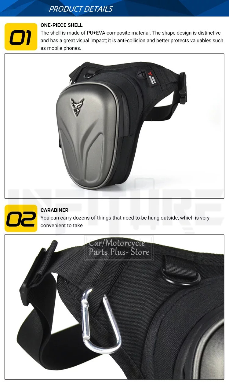 Motorcycle Drop Leg bag Waterproof Outdoor Waist Belt Hip Bum Bag Fanny Pack