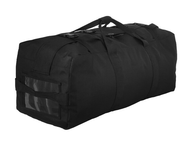 Rothco GI Type Enhanced Duffle Bag – Black