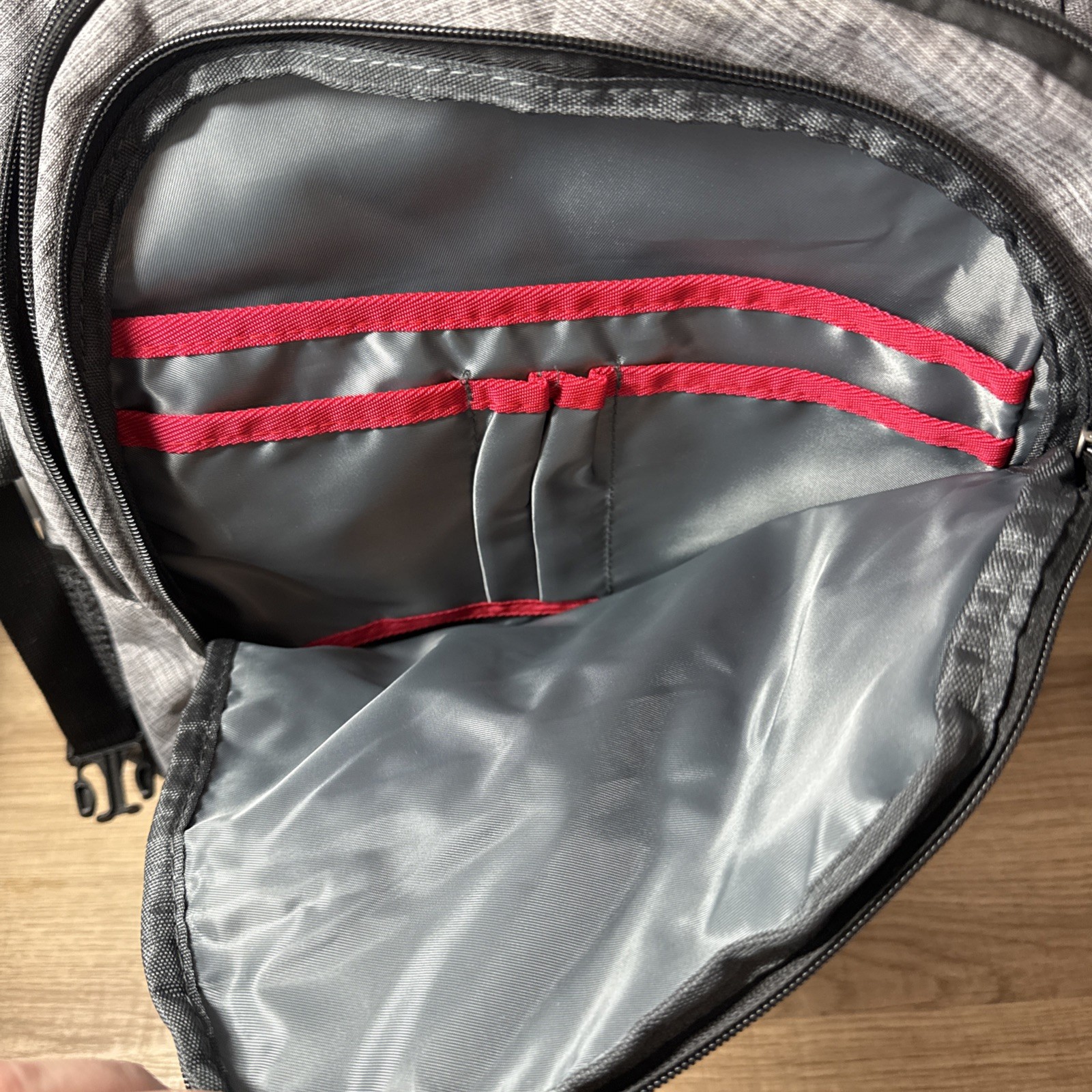 Gray FENGDONG Durable Waterproof Travel Large Laptop Backpack 17.3 inch J5
