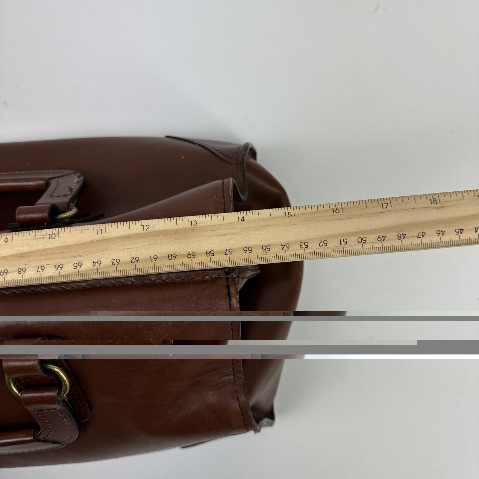 Vintage Schlesinger Cowhide Leather Physician Doctor Toiletry Bag ￼