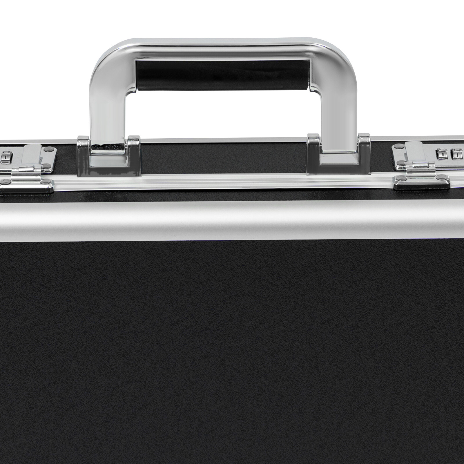 Aluminum Hard Case Big Capacity with Combination Lock Briefcase with Pocket New