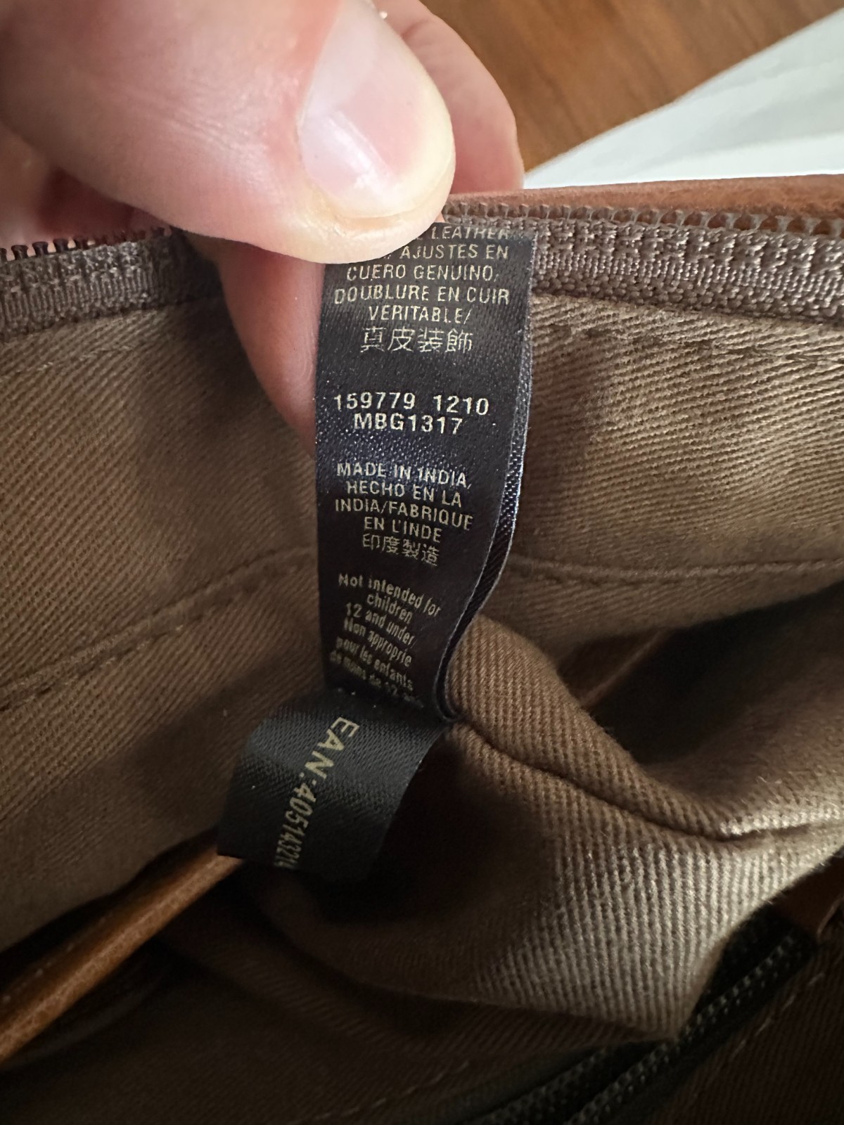 Fossil Max Commuter MBG1317 Brown Leather Messenger Bag Unused