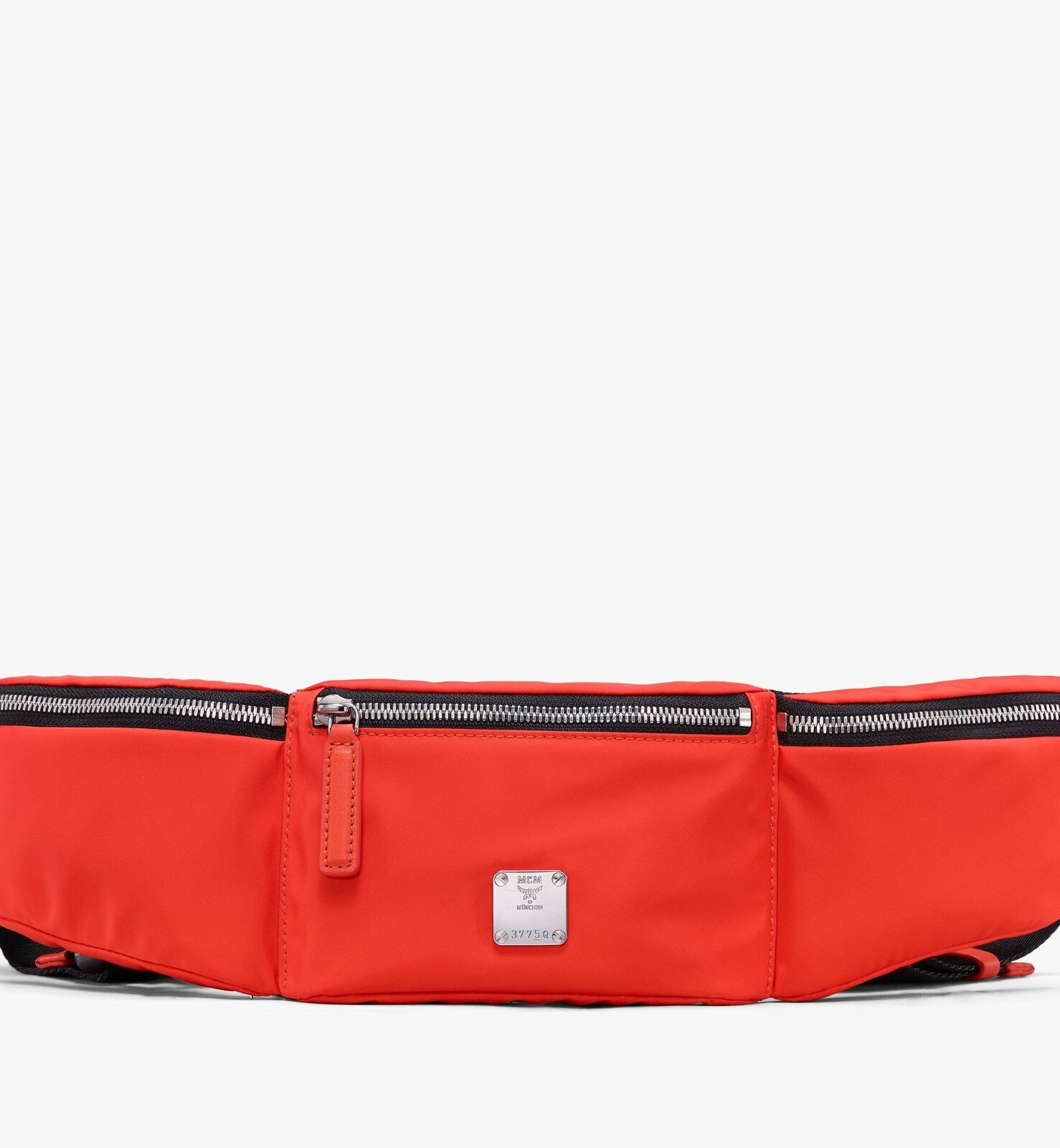 $525 New MCM Orange Flame Nylon Jemison Crossbody 2 in 1 Bag MUR9AJV05O1001