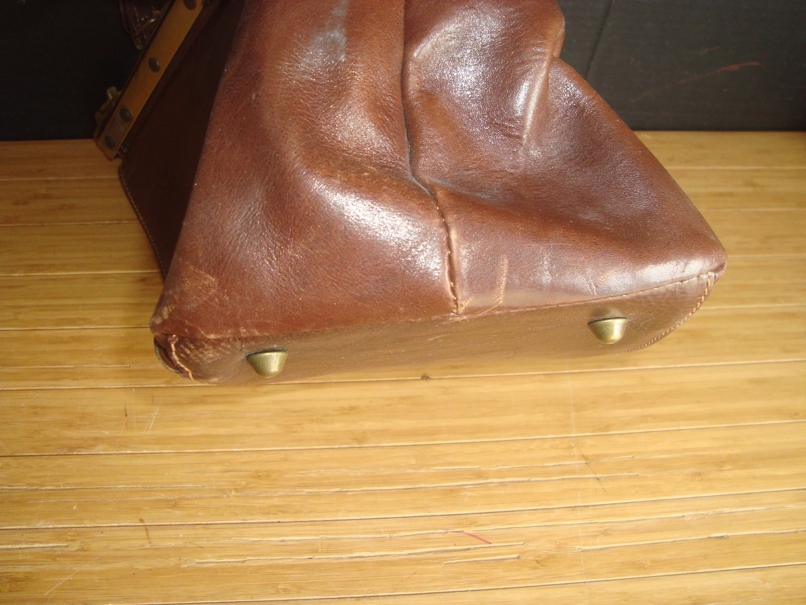 Rage Vtg Robe Di Firenze Handmade Genuine Italian Leather Briefcase Bag