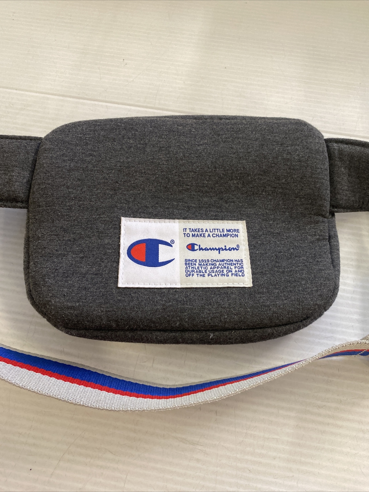 Champion Dark Heather Grey Attribute Waist Fanny Pack One Size