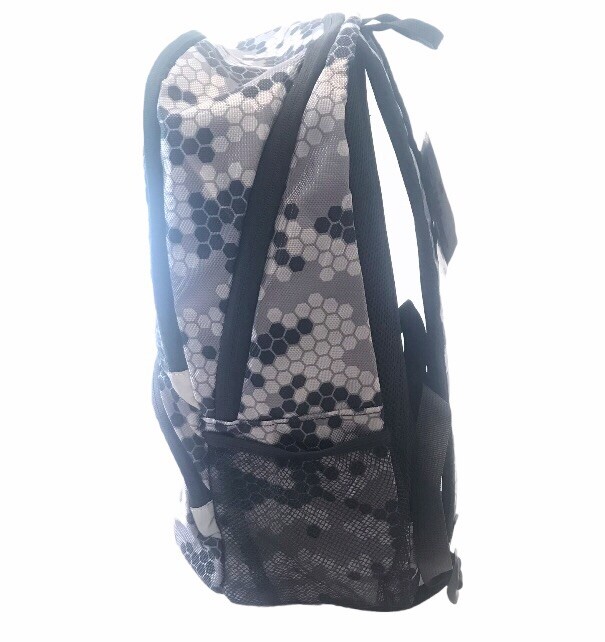 fūl Ful Bookbag Backpack Geometric Camo Pattern Bag Gray Black White New School
