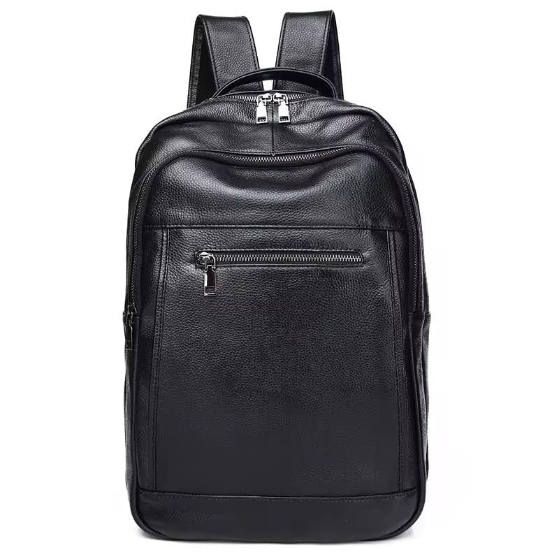 Men’s Genuine Leather Backpack 156 Inch 396cm Laptop Rucksack Shoulder Bag…