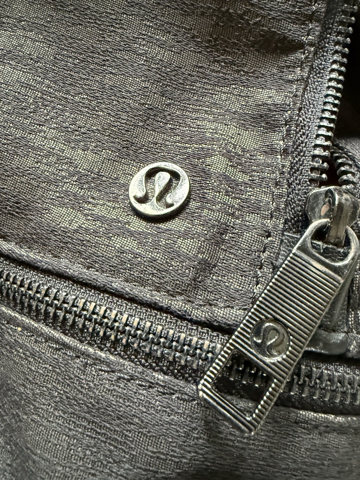 Lululemon city Backpack 17L black and brown with little ripped zipper