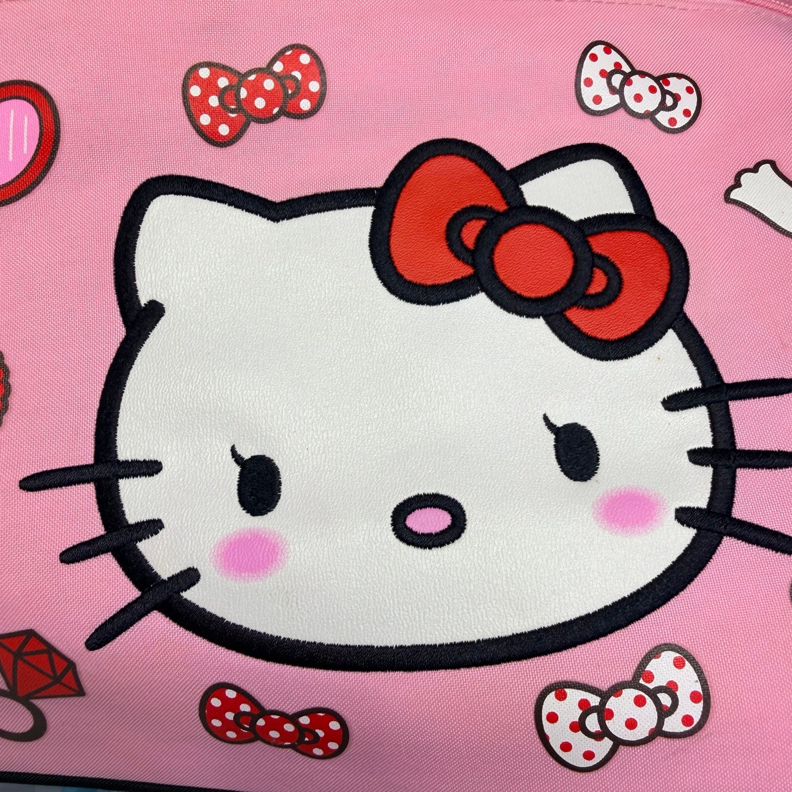 HELLO KITTY Sanrio Pink Duffle Bag Carry On Overnight Travel 18 x 11 Dance Gym