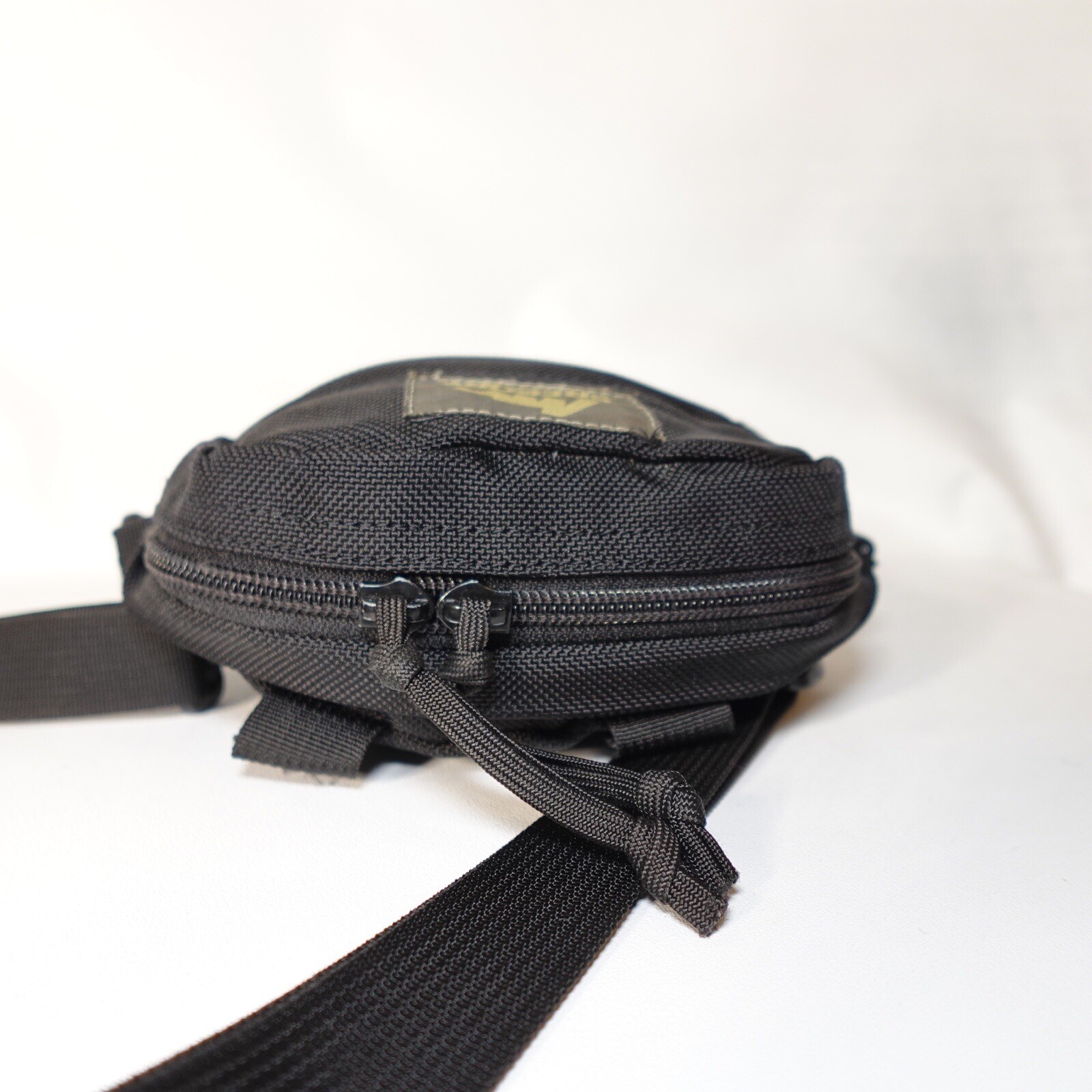 Vintage Gregory Spear Flag Pocket Pouch Bag Molle Black Military Made in USA