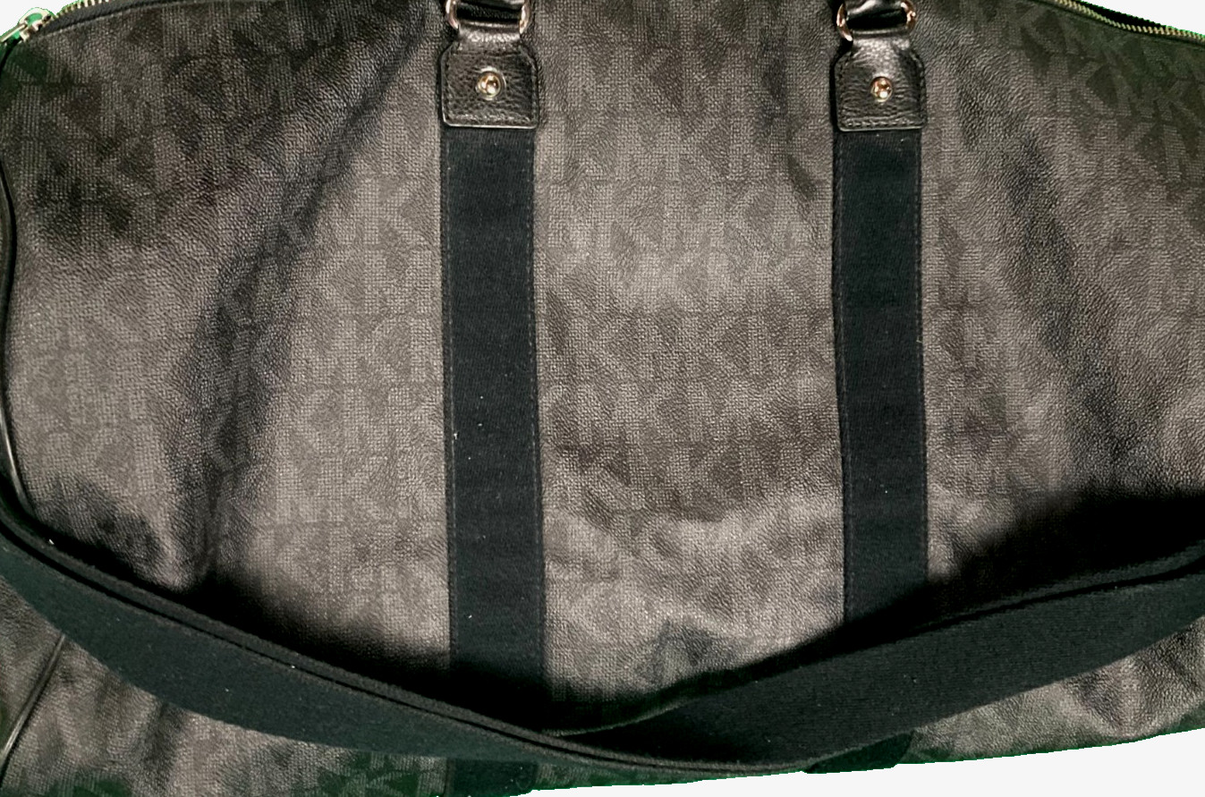 Michael Kors Black Unisex Duffle Bag Travel Bag Black Travel Large Duffle