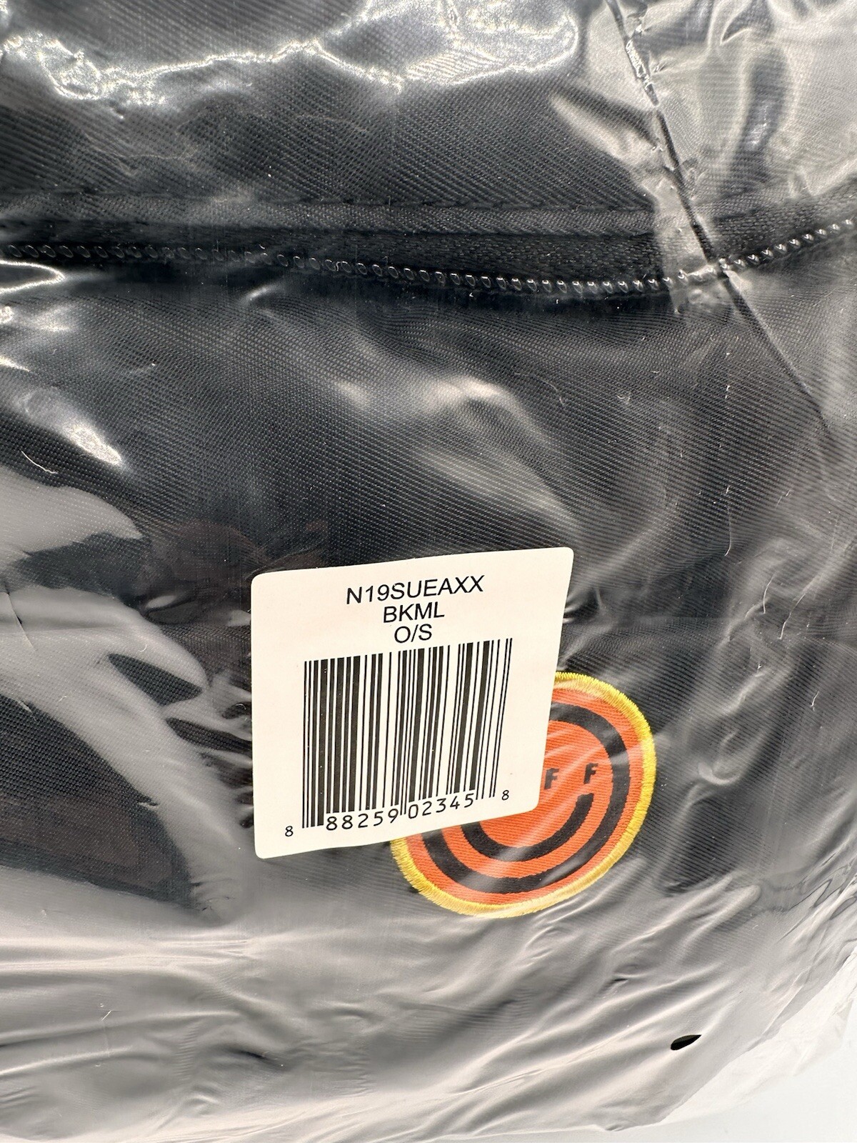New 18” Neff Puffer Backpack Black Orange Yellow Red School Laptop Retro