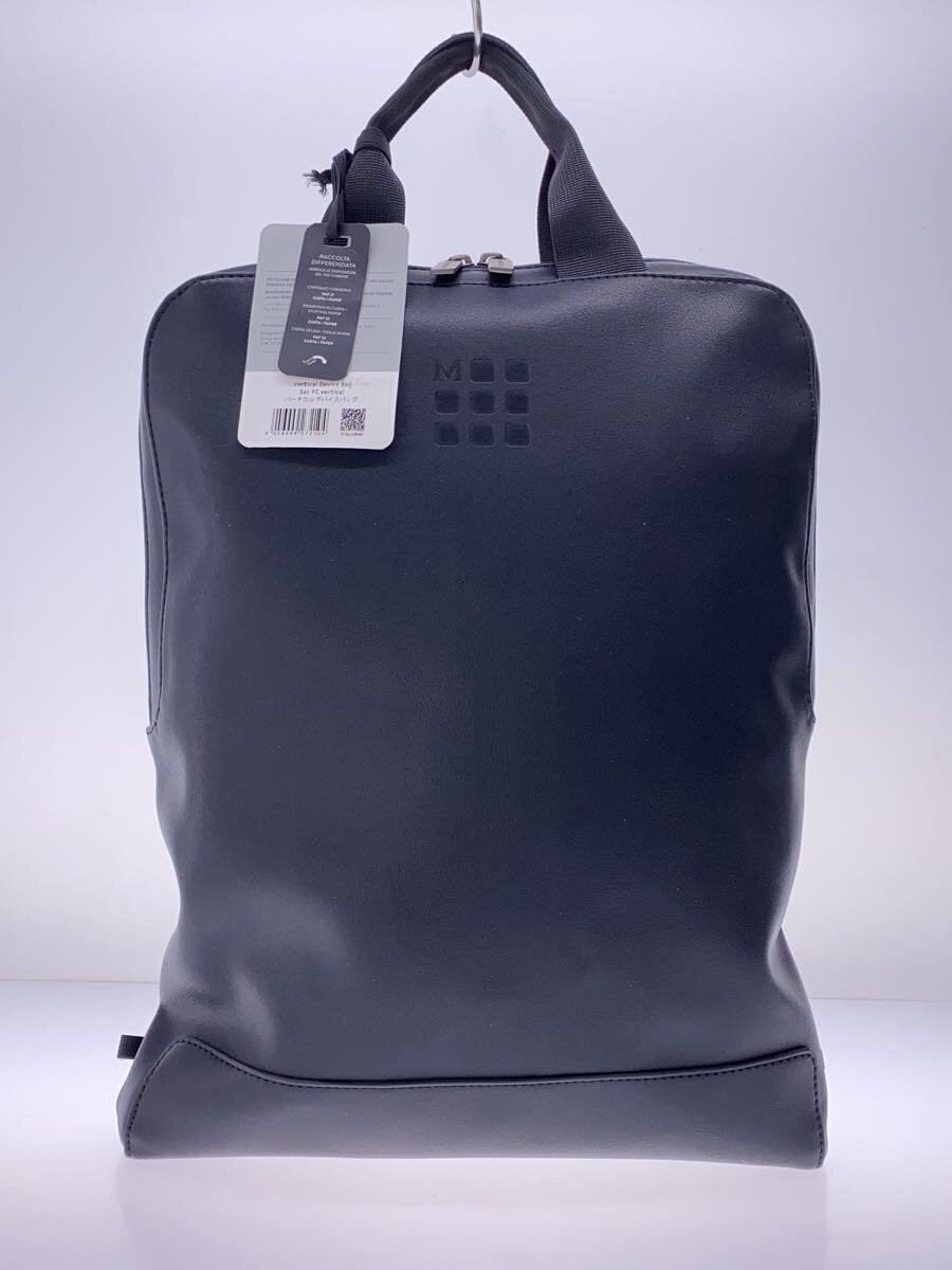 Moleskine Vertical Device Bag Sac PC Backpack Leather BLK