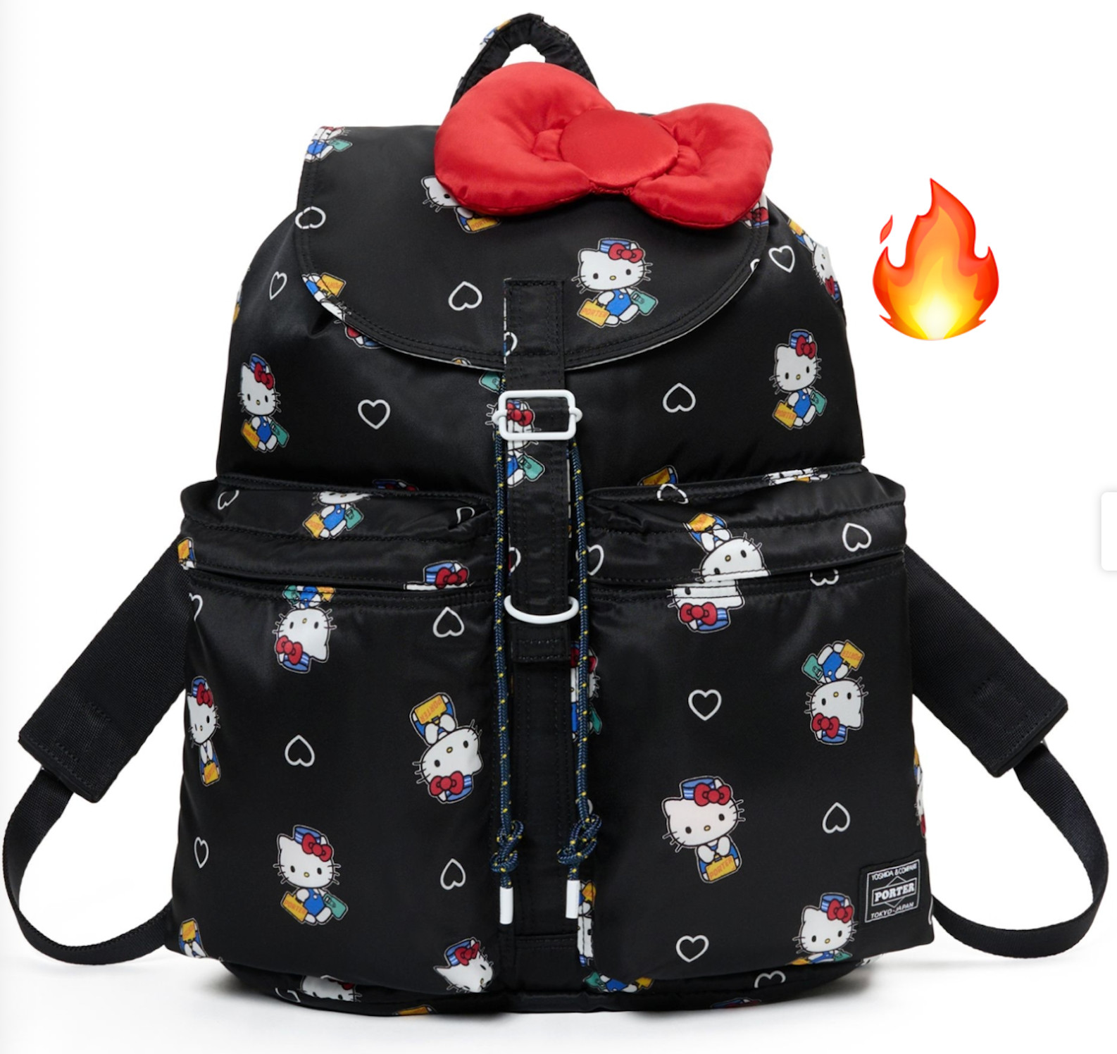 PORTER × HELLO KITTY Backpack Yoshida & Co. 90th Anniversary Limited Edition
