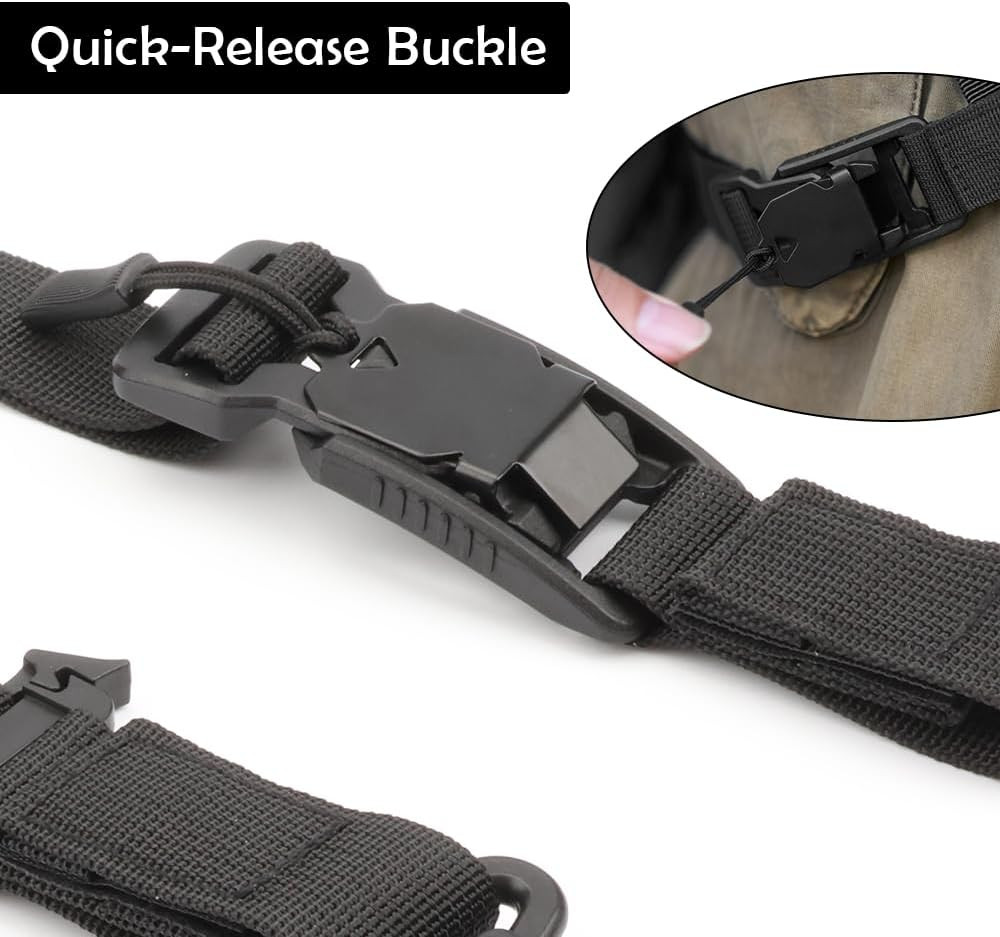 1 Pack Messenger Bag 3 Point Belt with Magentic Quick Release Buckle Stability B