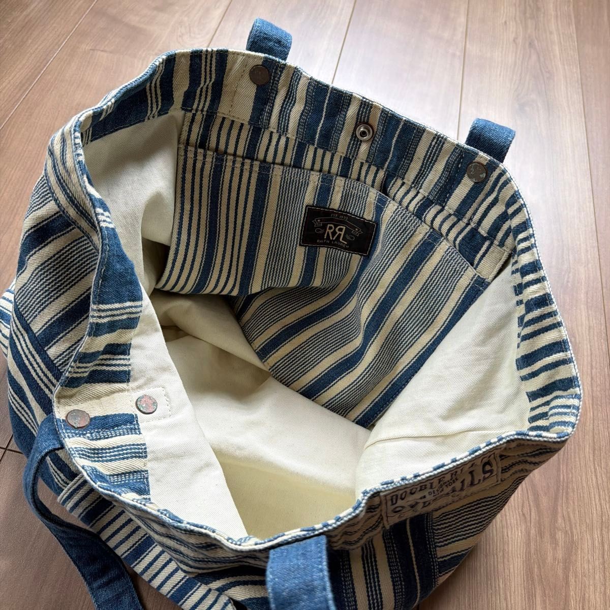 USED BAG RRL indigo patchwork tote bag Japan