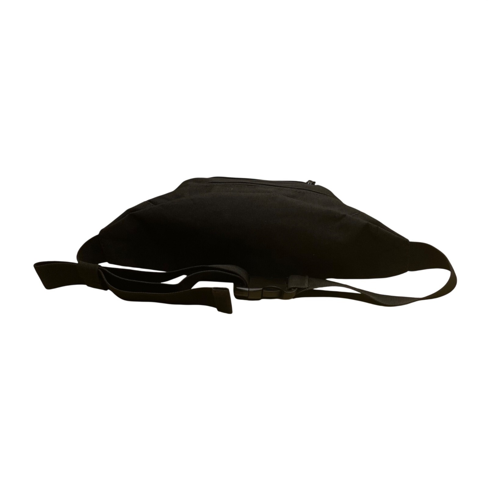 Fila Unisex Black Canvas Adjustable Strap Logo Waist Belt Bag
