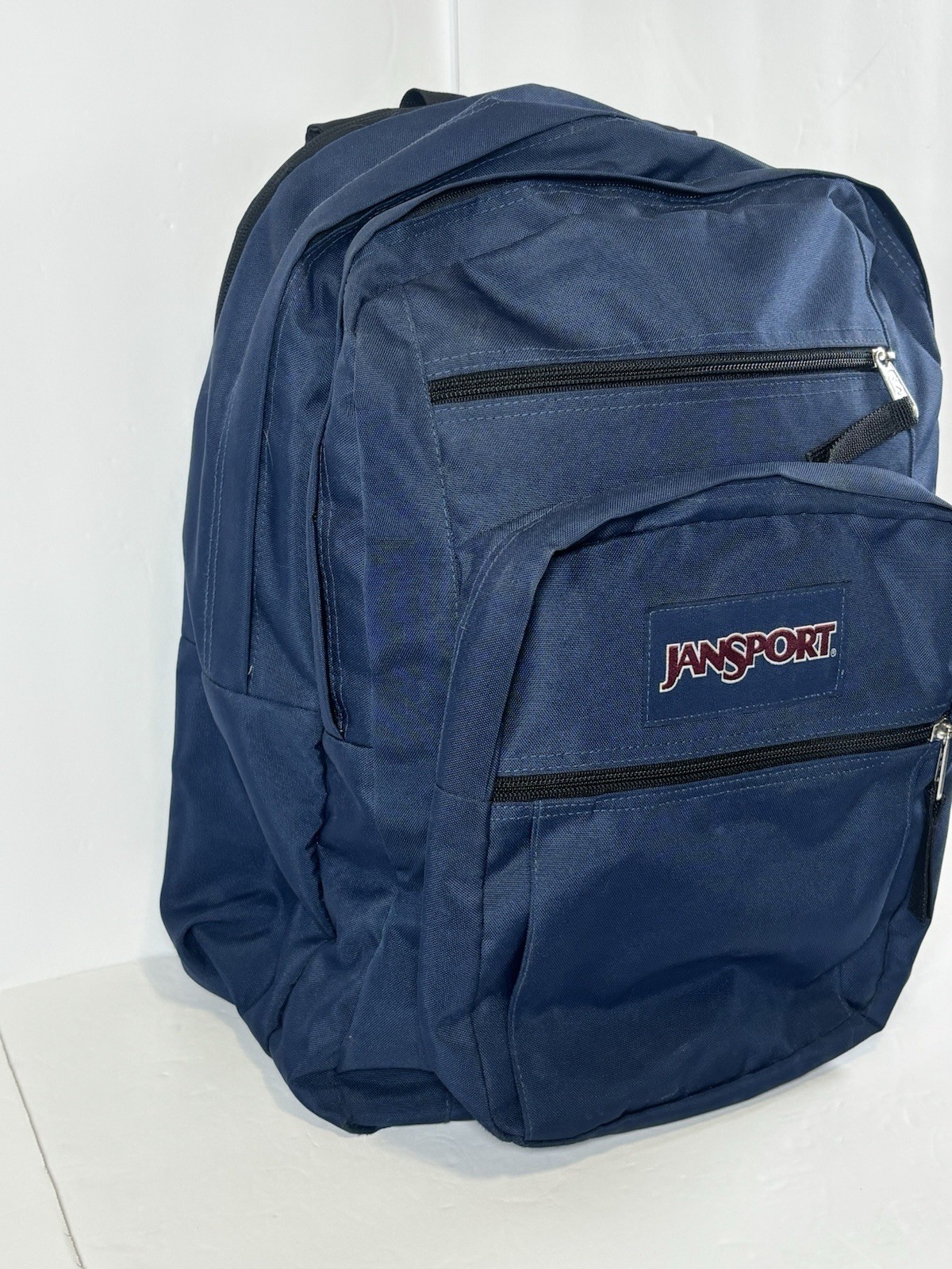 JanSport Big Student Large Backpack Style Navy Blue JS0A47JK