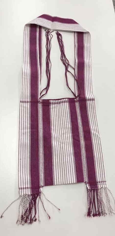 Thai hill tribes sling bag handmade from fabric cotton 100% shoulder strap