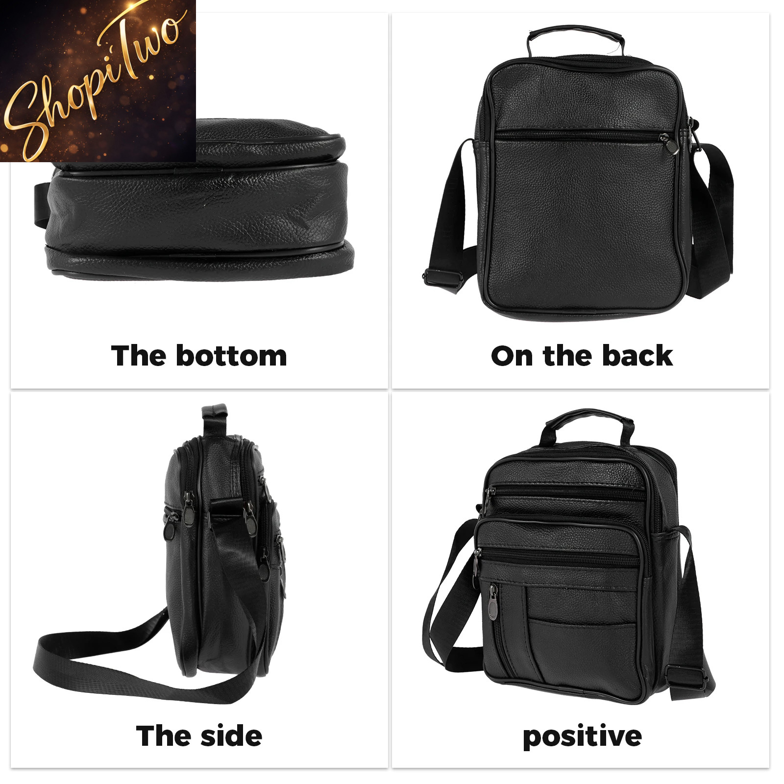 Men’s Cross Body Bag, Small Crossbody Bag Backpack With Adjustable Shoe