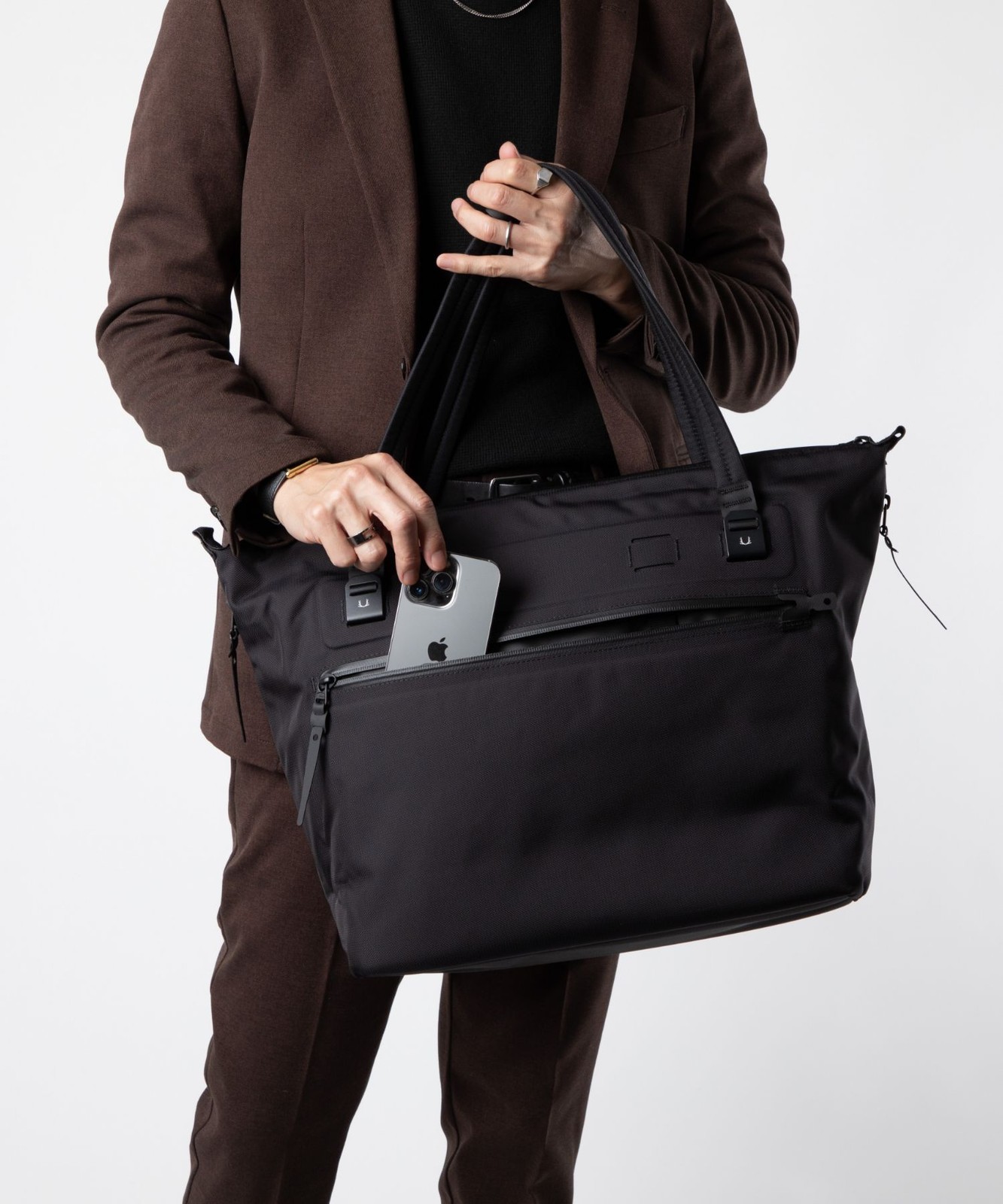 BLACK EMBER WPT TOTE Tote bag for men, bag for business commuting 110008
