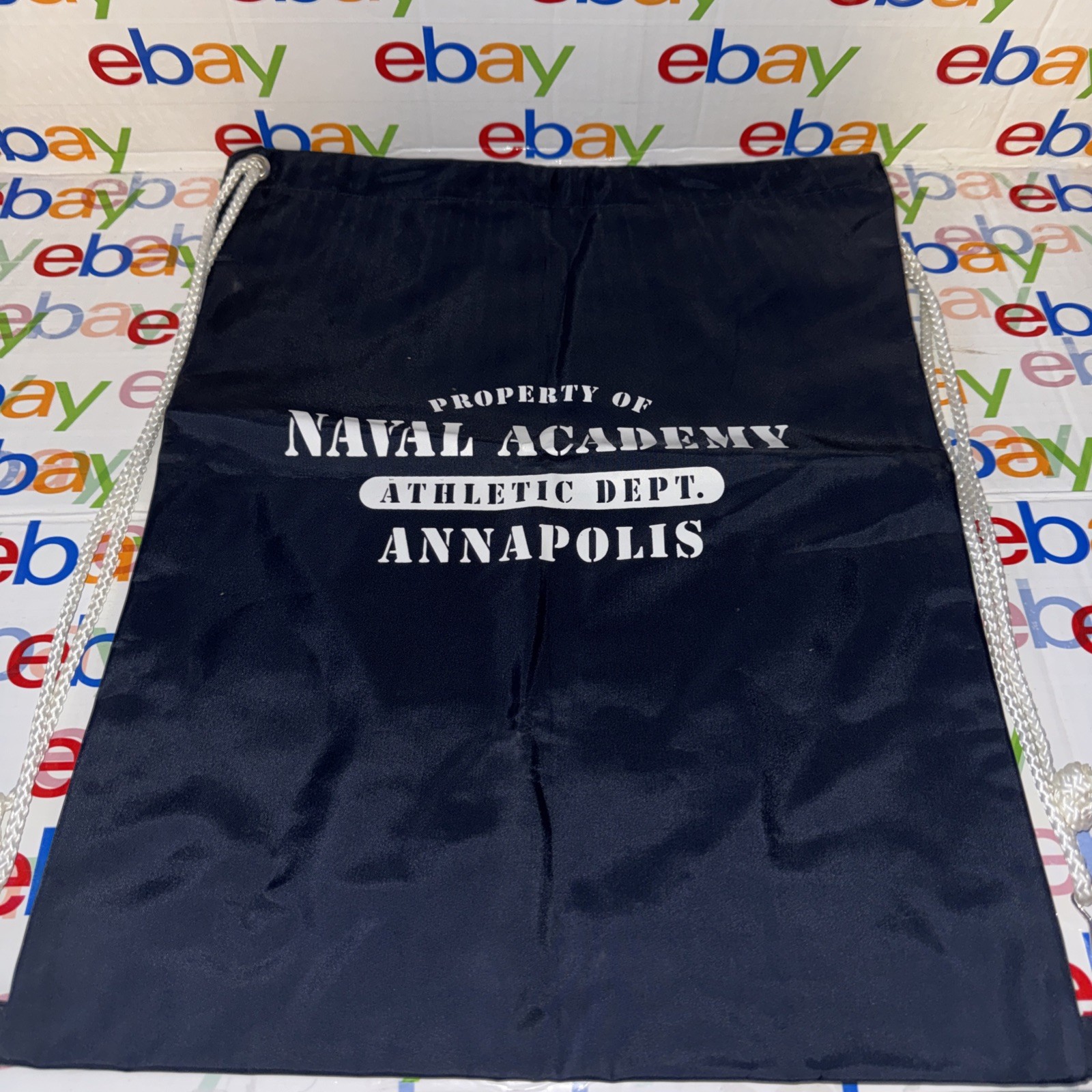 Property Of Naval Academy Drawl String Bag