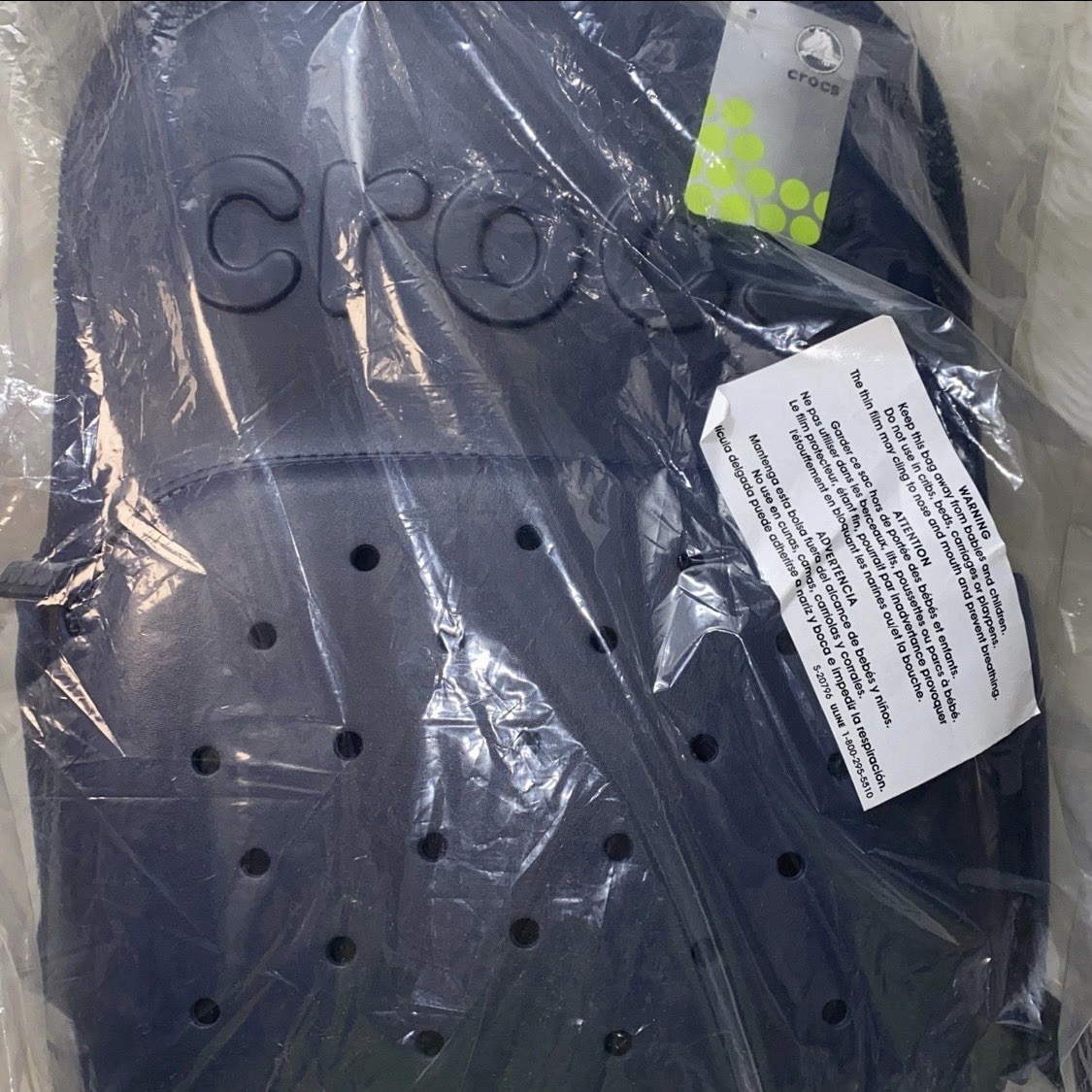 Crocs navy blue classic backpack New in original packaging