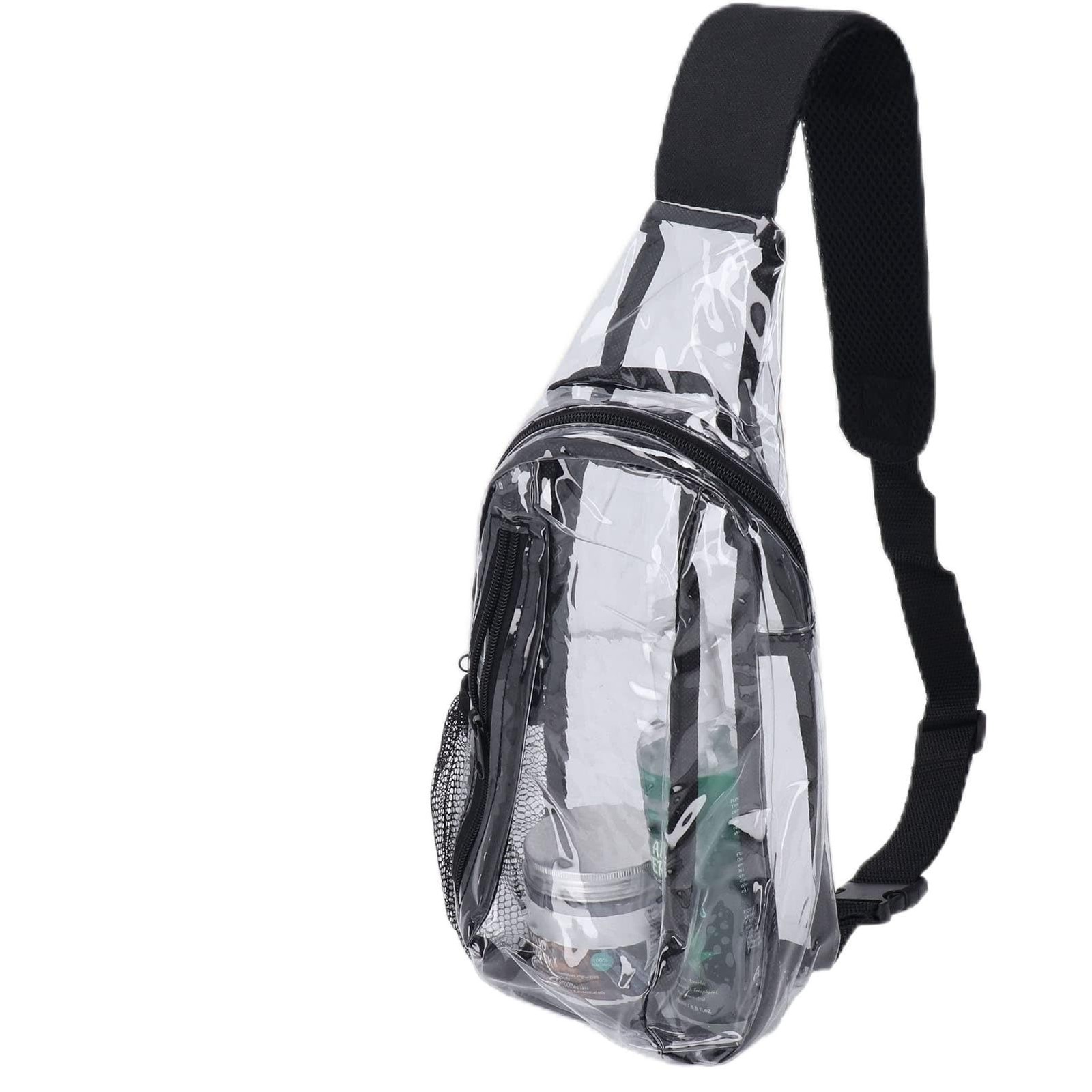 Stain Resistant, Waterproof PVC Chest Bag, Crossbody Bag, Clear U…